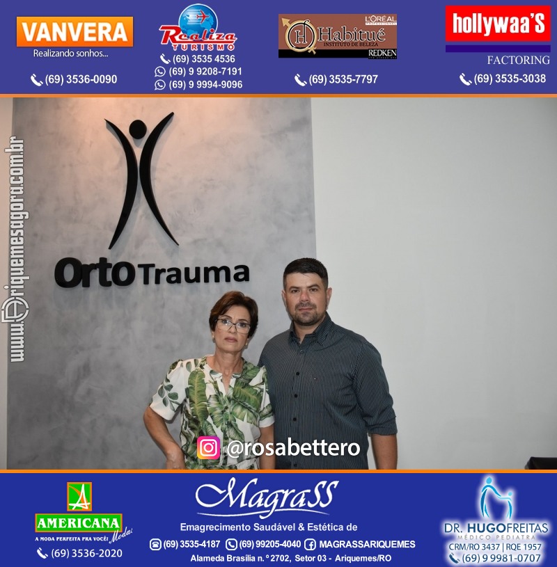 Reinauguração Ortotrauma Fisioterapia NOVO ENDEREÇO - Rua Cacaueiro (5ª Rua) St 01 nº 1656 em Ariquemes-RO