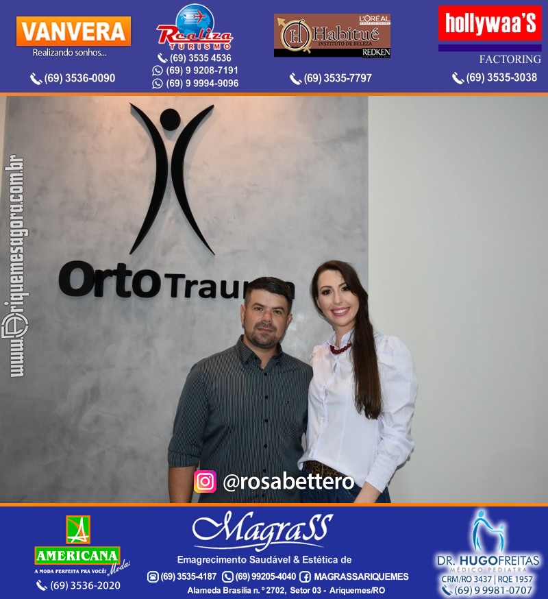 Reinauguração Ortotrauma Fisioterapia NOVO ENDEREÇO - Rua Cacaueiro (5ª Rua) St 01 nº 1656 em Ariquemes-RO
