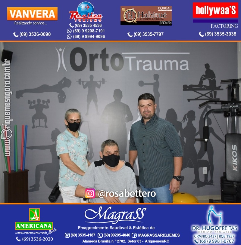Reinauguração Ortotrauma Fisioterapia NOVO ENDEREÇO - Rua Cacaueiro (5ª Rua) St 01 nº 1656 em Ariquemes-RO