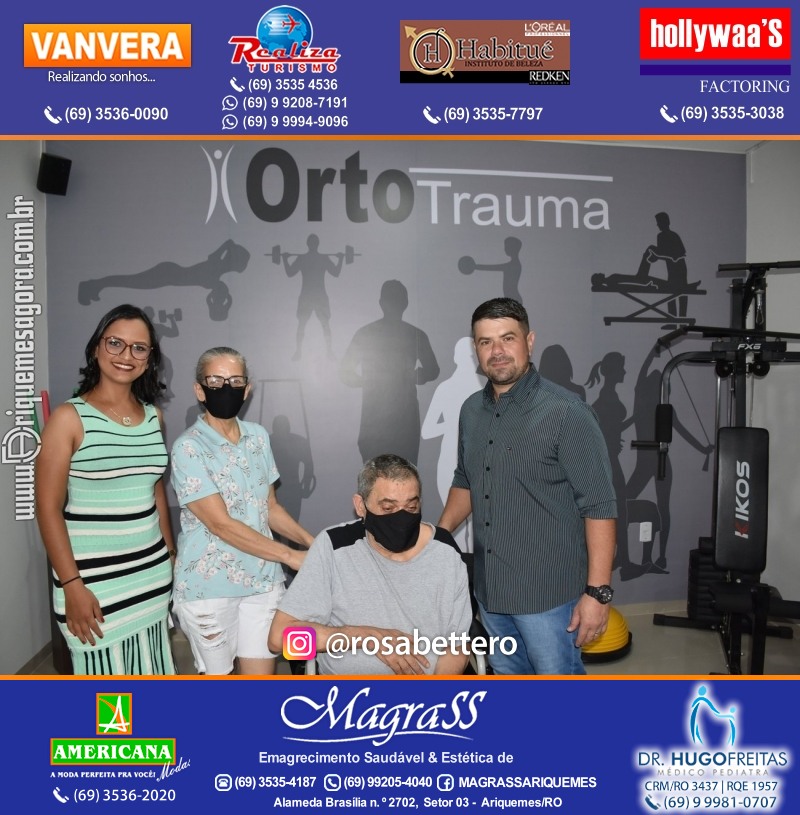 Reinauguração Ortotrauma Fisioterapia NOVO ENDEREÇO - Rua Cacaueiro (5ª Rua) St 01 nº 1656 em Ariquemes-RO