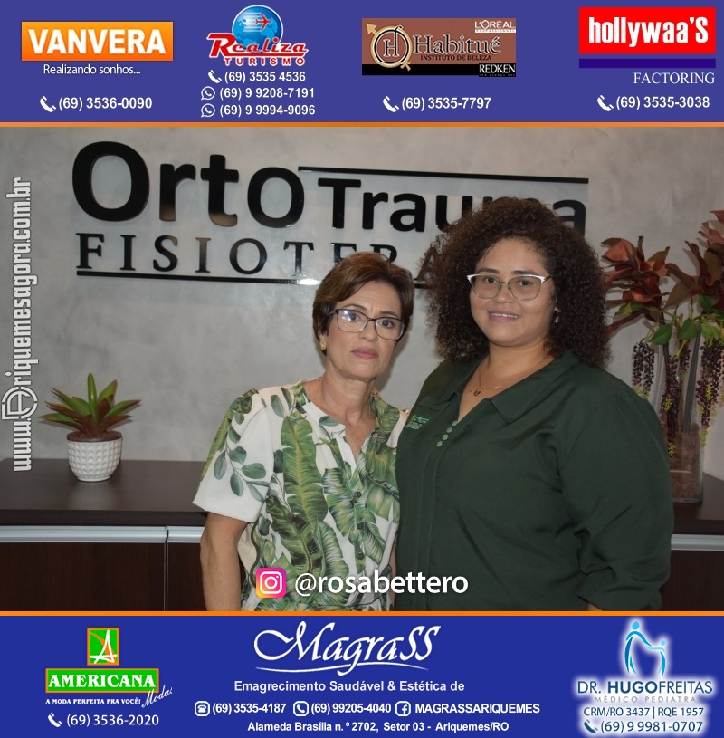 Reinauguração Ortotrauma Fisioterapia NOVO ENDEREÇO - Rua Cacaueiro (5ª Rua) St 01 nº 1656 em Ariquemes-RO