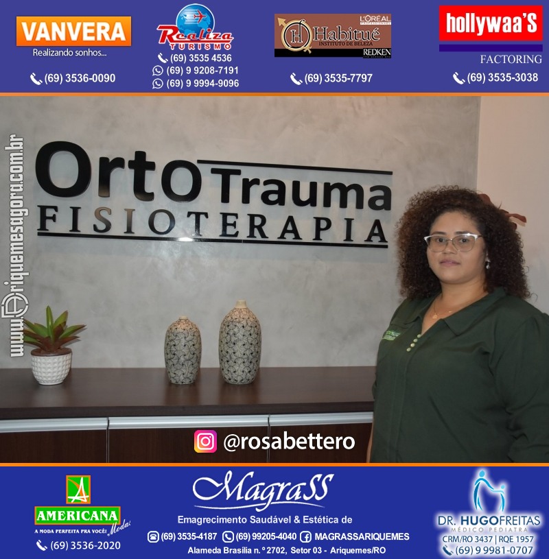 Reinauguração Ortotrauma Fisioterapia NOVO ENDEREÇO - Rua Cacaueiro (5ª Rua) St 01 nº 1656 em Ariquemes-RO