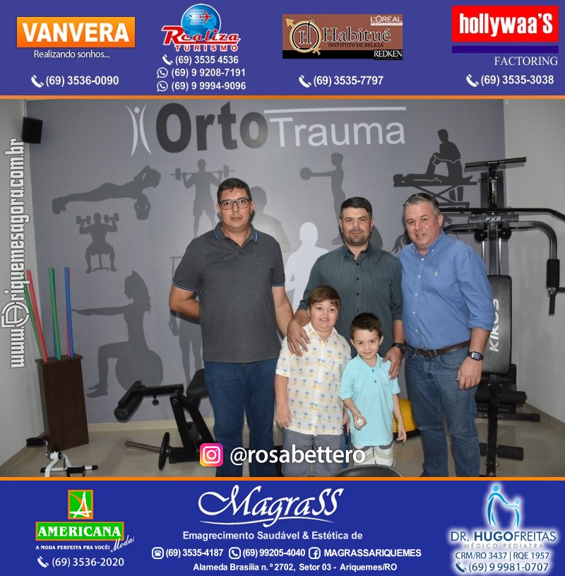 Reinauguração Ortotrauma Fisioterapia NOVO ENDEREÇO - Rua Cacaueiro (5ª Rua) St 01 nº 1656 em Ariquemes-RO