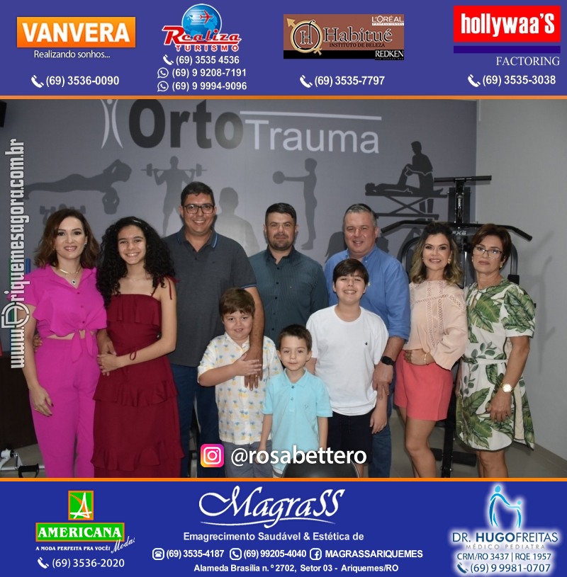 Reinauguração Ortotrauma Fisioterapia NOVO ENDEREÇO - Rua Cacaueiro (5ª Rua) St 01 nº 1656 em Ariquemes-RO