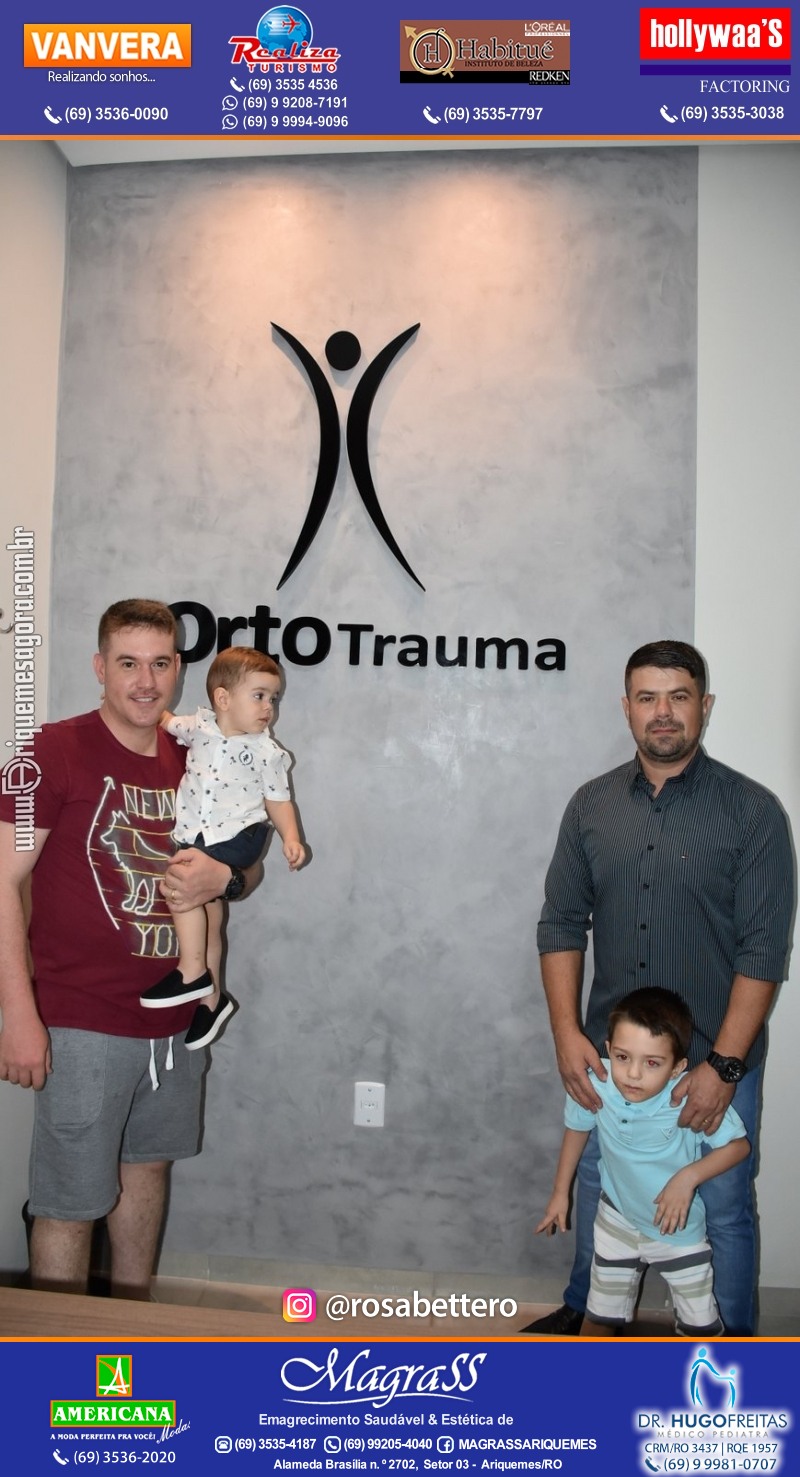 Reinauguração Ortotrauma Fisioterapia NOVO ENDEREÇO - Rua Cacaueiro (5ª Rua) St 01 nº 1656 em Ariquemes-RO