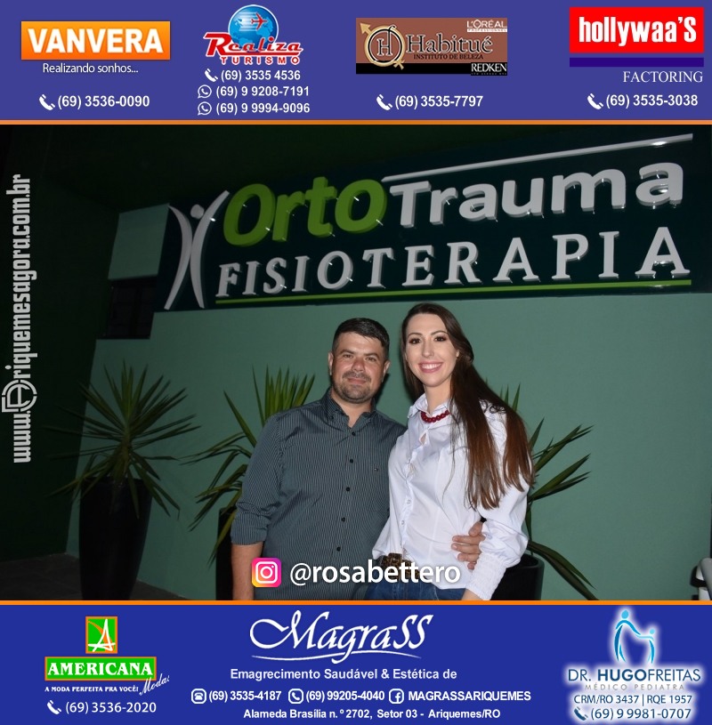 Reinauguração Ortotrauma Fisioterapia NOVO ENDEREÇO - Rua Cacaueiro (5ª Rua) St 01 nº 1656 em Ariquemes-RO