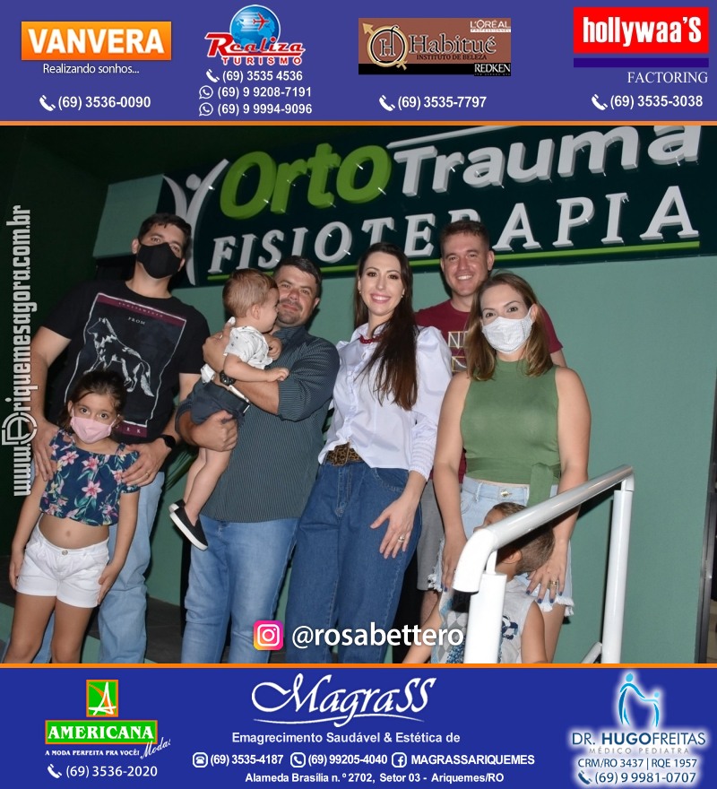 Reinauguração Ortotrauma Fisioterapia NOVO ENDEREÇO - Rua Cacaueiro (5ª Rua) St 01 nº 1656 em Ariquemes-RO