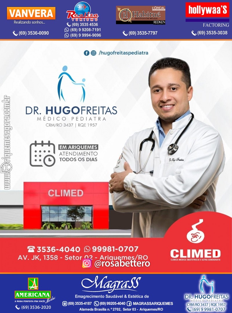 Reinauguração Ortotrauma Fisioterapia NOVO ENDEREÇO - Rua Cacaueiro (5ª Rua) St 01 nº 1656 em Ariquemes-RO