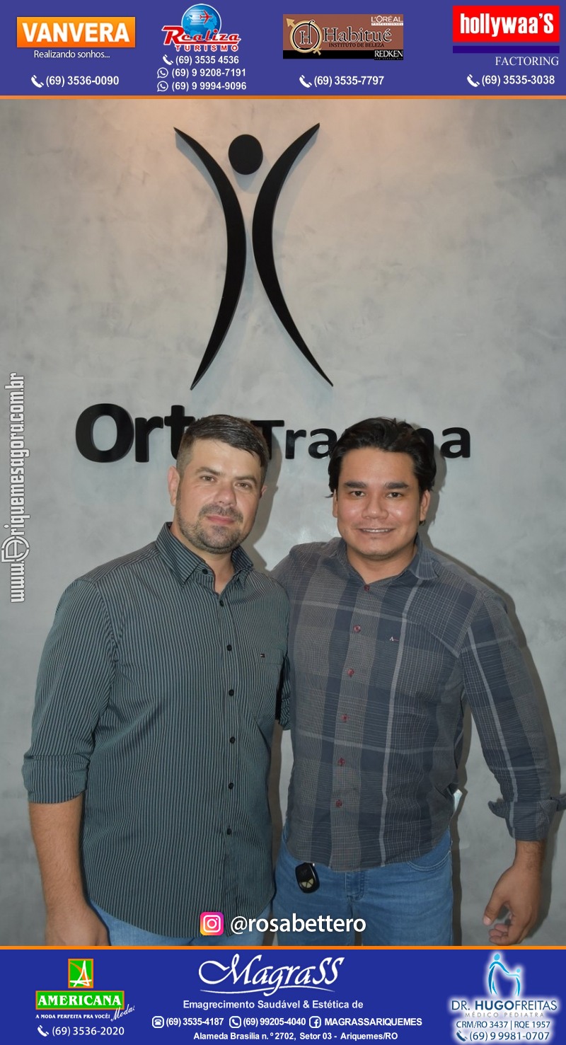 Reinauguração Ortotrauma Fisioterapia NOVO ENDEREÇO - Rua Cacaueiro (5ª Rua) St 01 nº 1656 em Ariquemes-RO