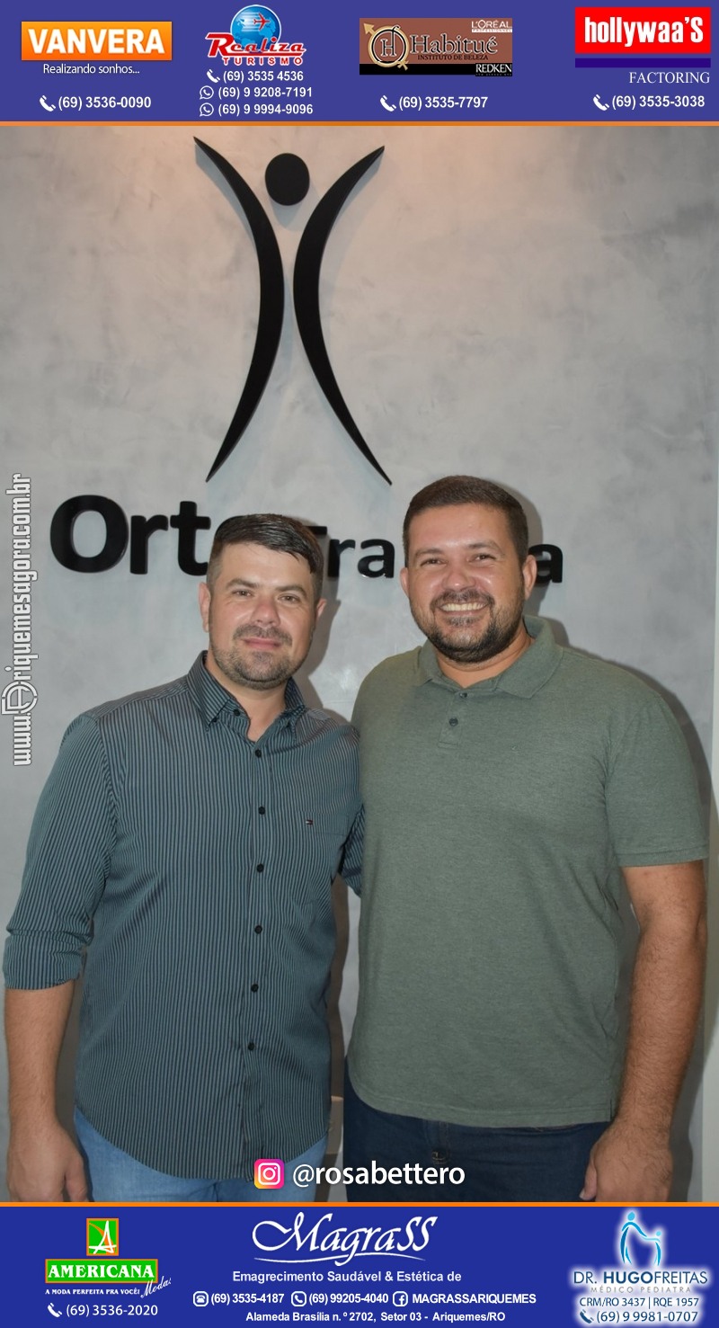 Reinauguração Ortotrauma Fisioterapia NOVO ENDEREÇO - Rua Cacaueiro (5ª Rua) St 01 nº 1656 em Ariquemes-RO