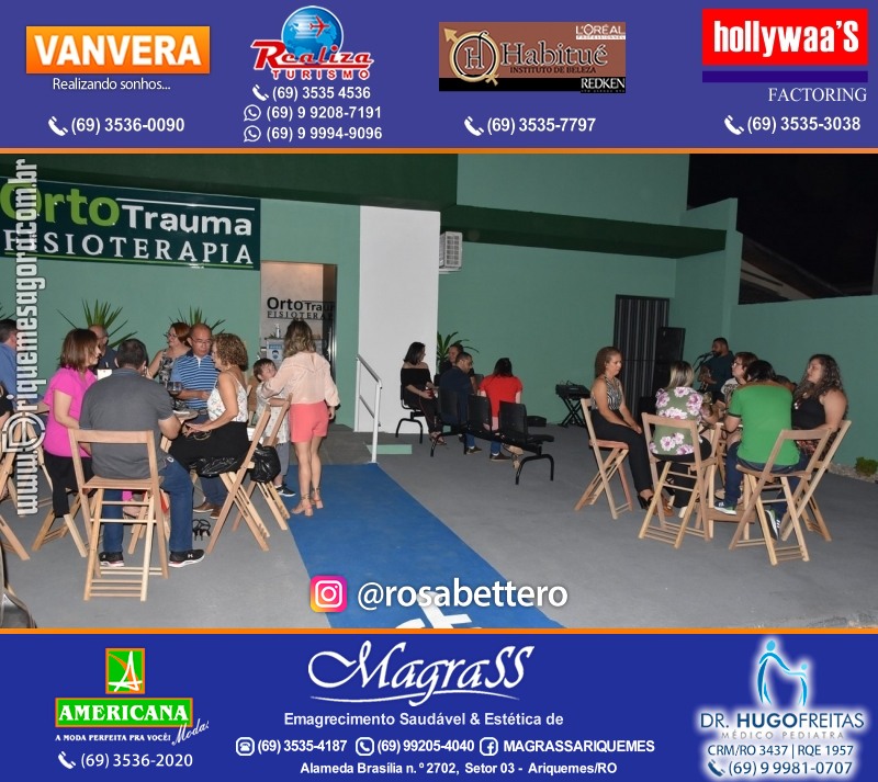 Reinauguração Ortotrauma Fisioterapia NOVO ENDEREÇO - Rua Cacaueiro (5ª Rua) St 01 nº 1656 em Ariquemes-RO
