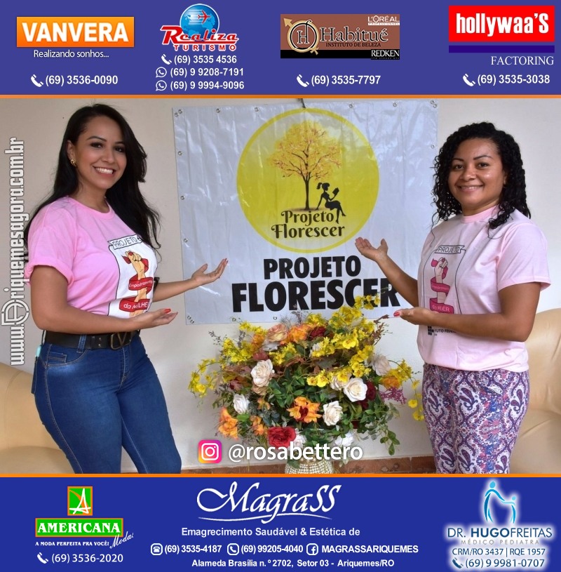 Cursos: Parceria IFRO, Casa Noeli dos Santos e Projeto Florescer para “ EMPODERAMENTO DA MULHER “
