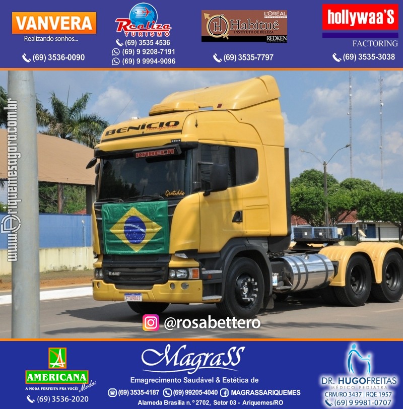 Carreata & Motociata dia 7 de setembro em homenagem ao Brasil e apoio ao Presidente - Ariquemes-RO