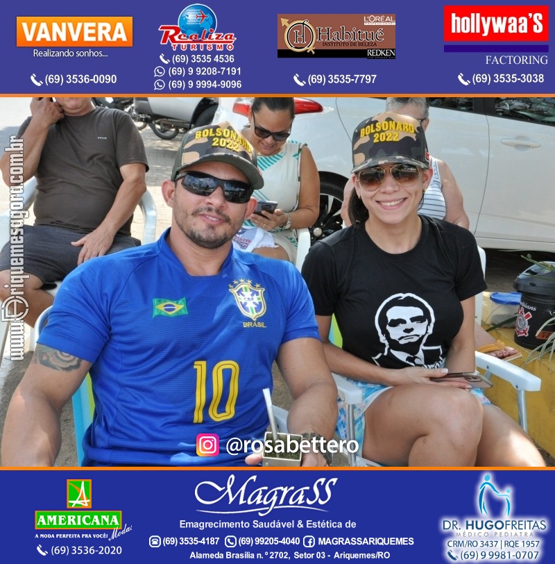 Carreata & Motociata dia 7 de setembro em homenagem ao Brasil e apoio ao Presidente - Ariquemes-RO