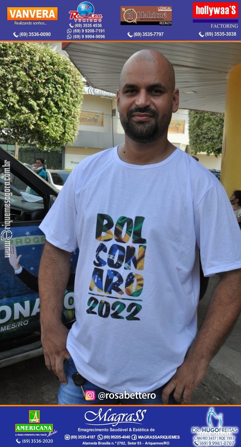 Carreata & Motociata dia 7 de setembro em homenagem ao Brasil e apoio ao Presidente - Ariquemes-RO
