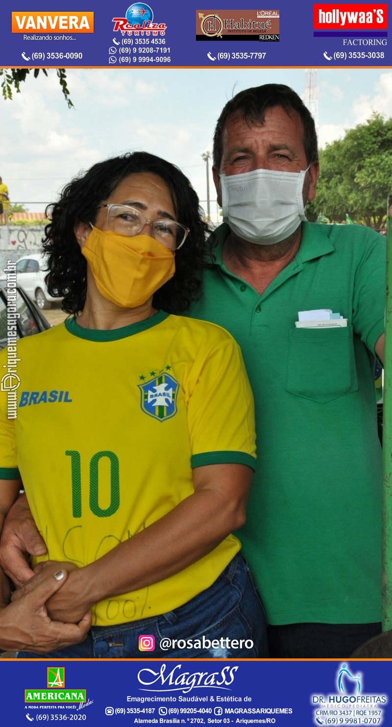 Carreata & Motociata dia 7 de setembro em homenagem ao Brasil e apoio ao Presidente - Ariquemes-RO