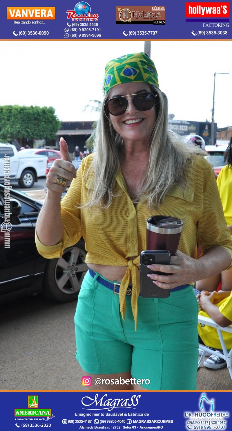 Carreata & Motociata dia 7 de setembro em homenagem ao Brasil e apoio ao Presidente - Ariquemes-RO