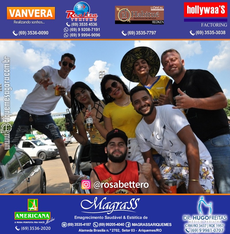 Carreata & Motociata dia 7 de setembro em homenagem ao Brasil e apoio ao Presidente - Ariquemes-RO