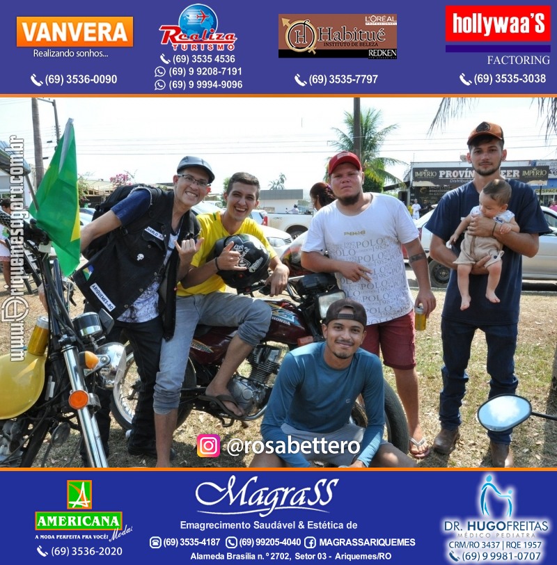 Carreata & Motociata dia 7 de setembro em homenagem ao Brasil e apoio ao Presidente - Ariquemes-RO