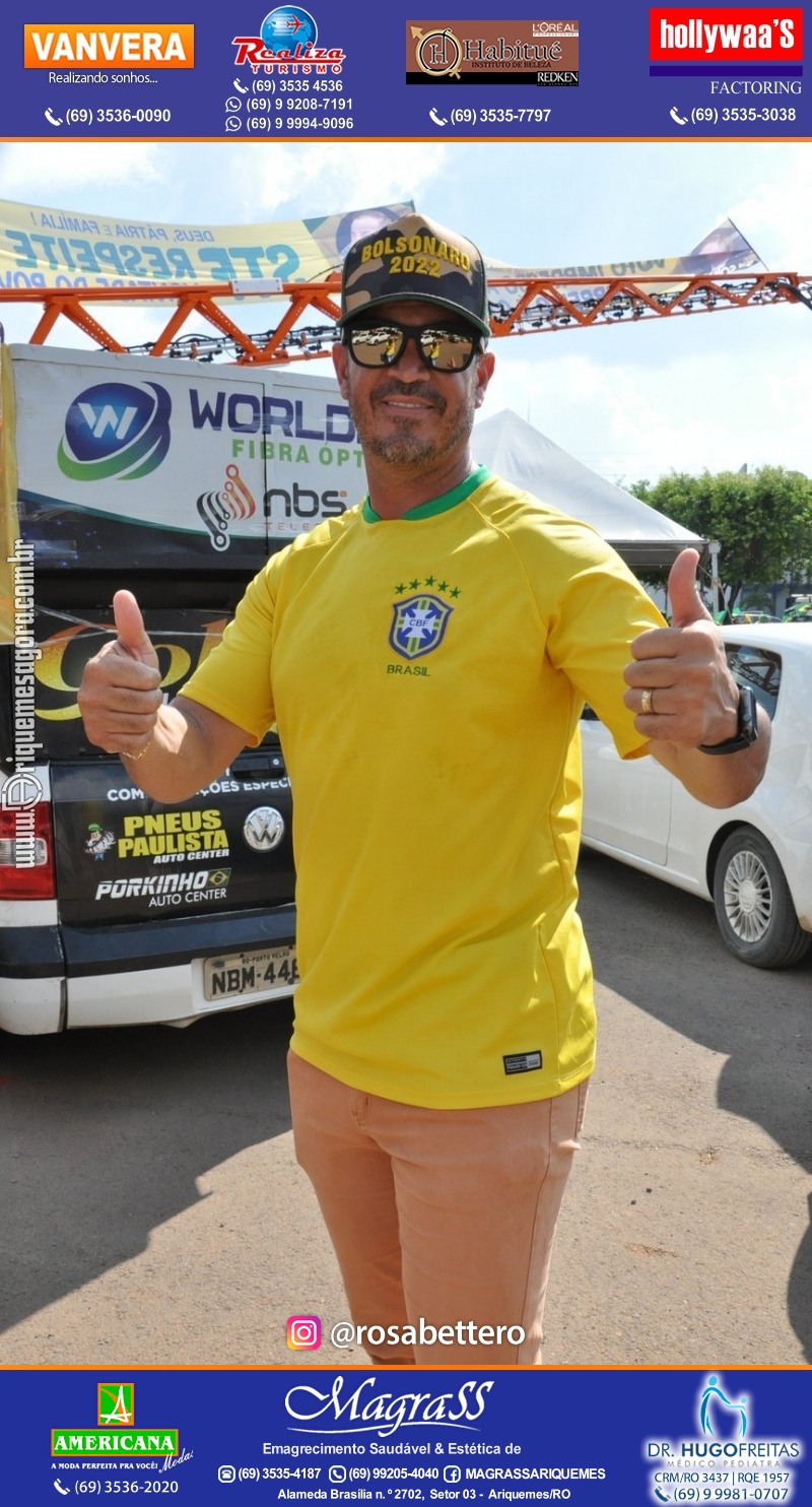 Carreata & Motociata dia 7 de setembro em homenagem ao Brasil e apoio ao Presidente - Ariquemes-RO