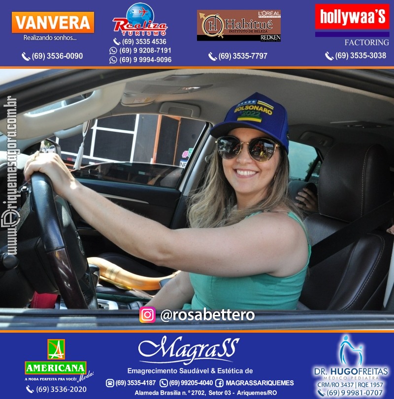 Carreata & Motociata dia 7 de setembro em homenagem ao Brasil e apoio ao Presidente - Ariquemes-RO