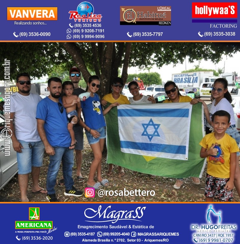Carreata & Motociata dia 7 de setembro em homenagem ao Brasil e apoio ao Presidente - Ariquemes-RO