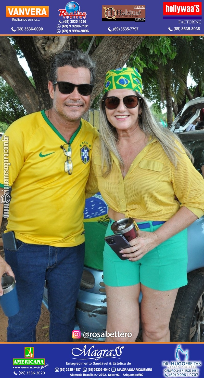 Carreata & Motociata dia 7 de setembro em homenagem ao Brasil e apoio ao Presidente - Ariquemes-RO