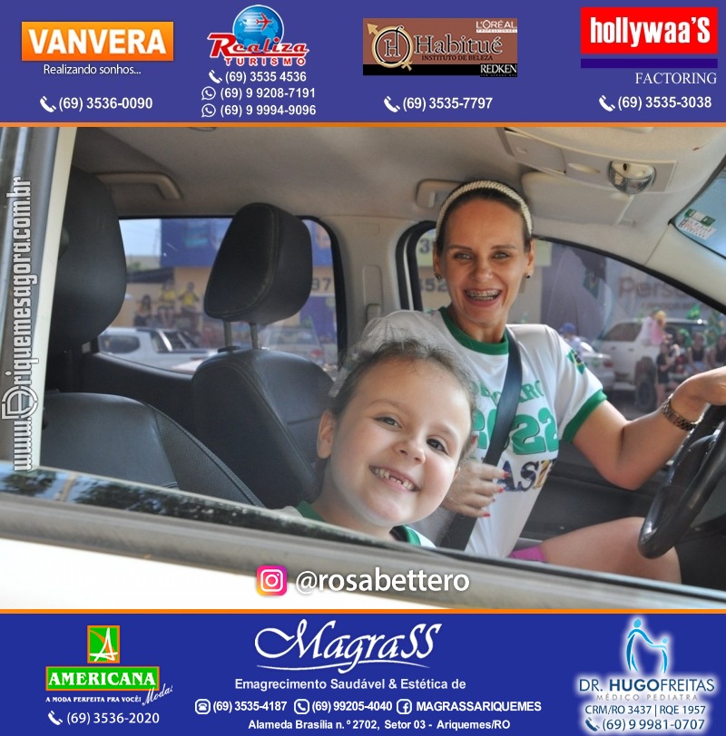 Carreata & Motociata dia 7 de setembro em homenagem ao Brasil e apoio ao Presidente - Ariquemes-RO