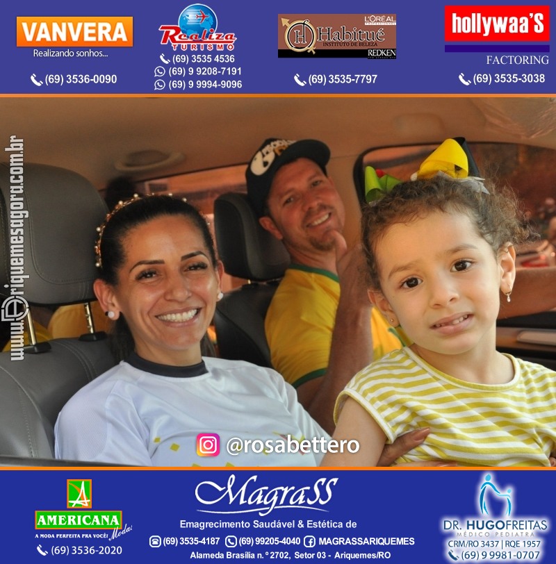 Carreata & Motociata dia 7 de setembro em homenagem ao Brasil e apoio ao Presidente - Ariquemes-RO