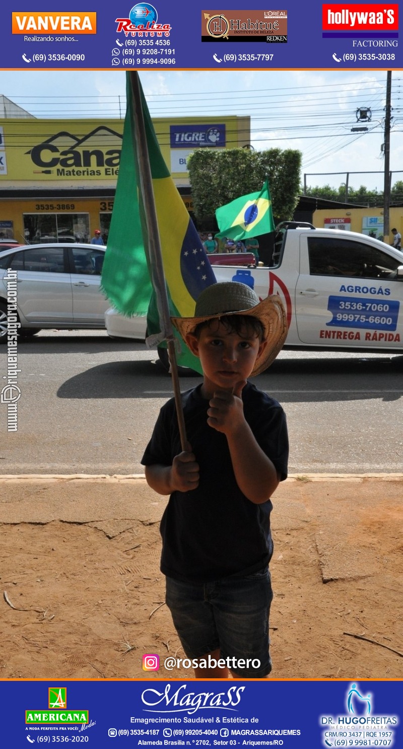 Carreata & Motociata dia 7 de setembro em homenagem ao Brasil e apoio ao Presidente - Ariquemes-RO