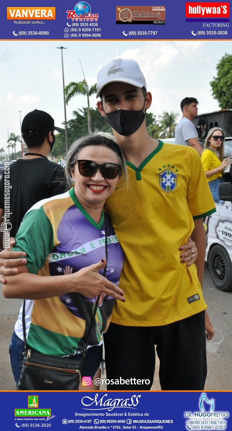 Carreata & Motociata dia 7 de setembro em homenagem ao Brasil e apoio ao Presidente - Ariquemes-RO