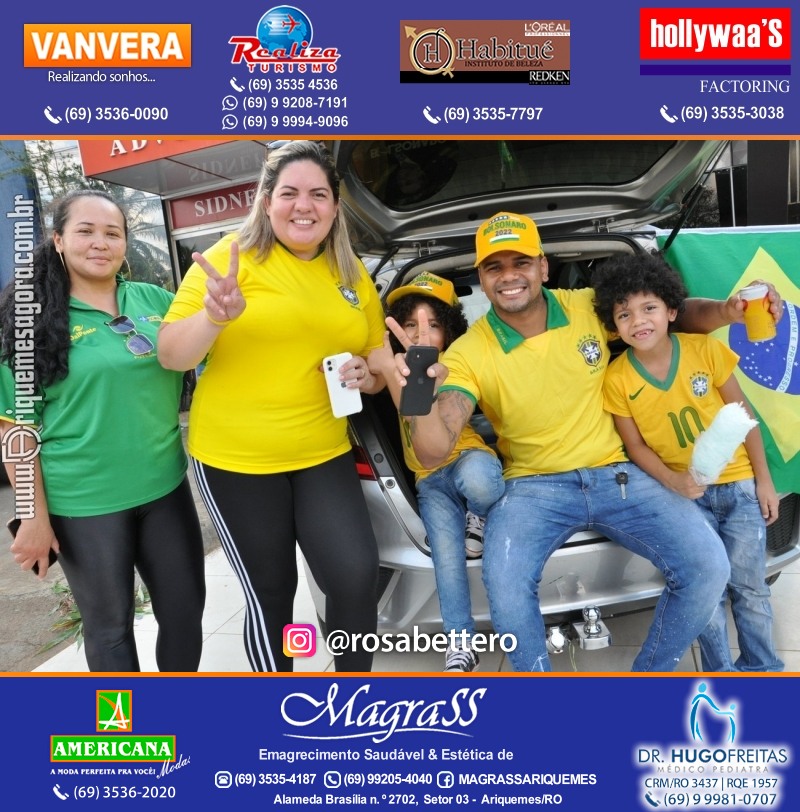 Carreata & Motociata dia 7 de setembro em homenagem ao Brasil e apoio ao Presidente - Ariquemes-RO