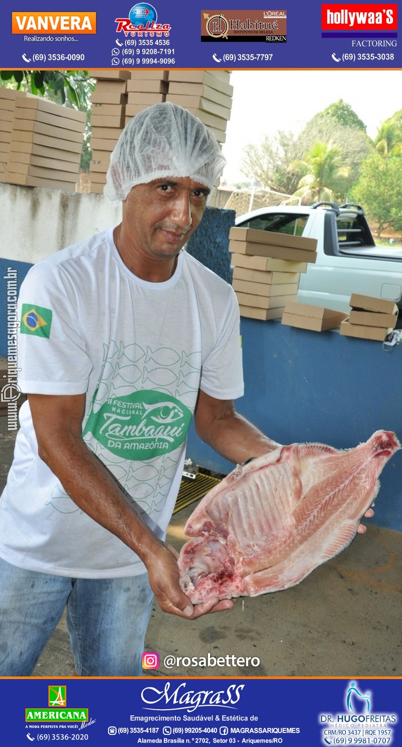 II Festival Nacional Tambaqui da Amazônia em Ariquemes no Lions Clube Canaã RO