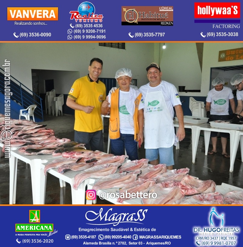 II Festival Nacional Tambaqui da Amazônia em Ariquemes no Lions Clube Canaã RO