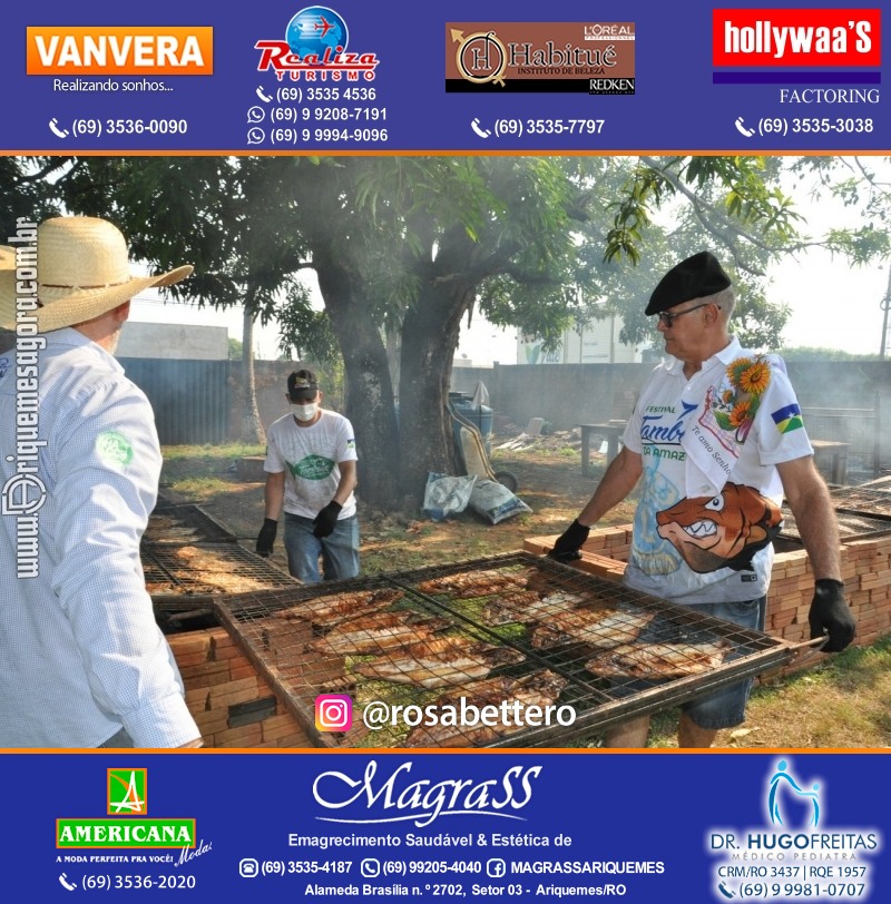 II Festival Nacional Tambaqui da Amazônia em Ariquemes no Lions Clube Canaã RO