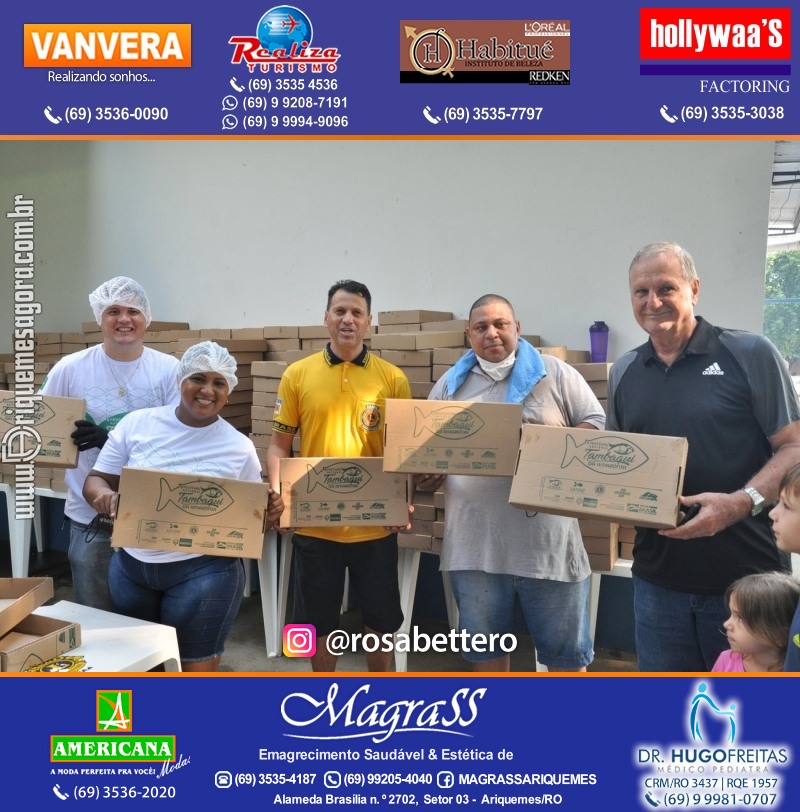 II Festival Nacional Tambaqui da Amazônia em Ariquemes no Lions Clube Canaã RO