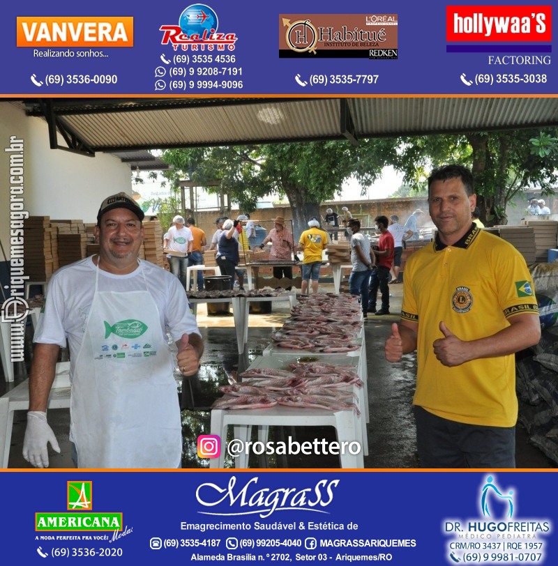 II Festival Nacional Tambaqui da Amazônia em Ariquemes no Lions Clube Canaã RO