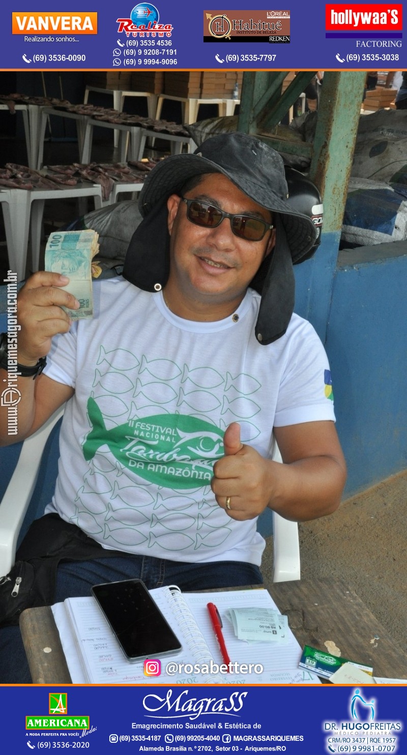 II Festival Nacional Tambaqui da Amazônia em Ariquemes no Lions Clube Canaã RO