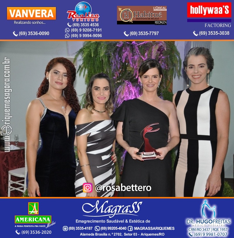 PRÊMIO MULHER NOTÁVEL 2021 e Homenageados em Ariquemes Rondônia