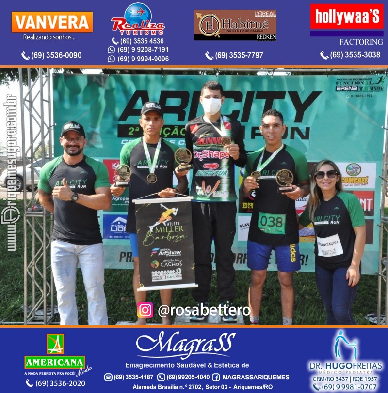 2°Edição da CORRIDA DE RUA ARI CITY RUN em Ariquemes