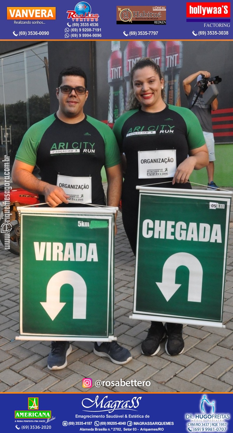 2°Edição da CORRIDA DE RUA ARI CITY RUN em Ariquemes