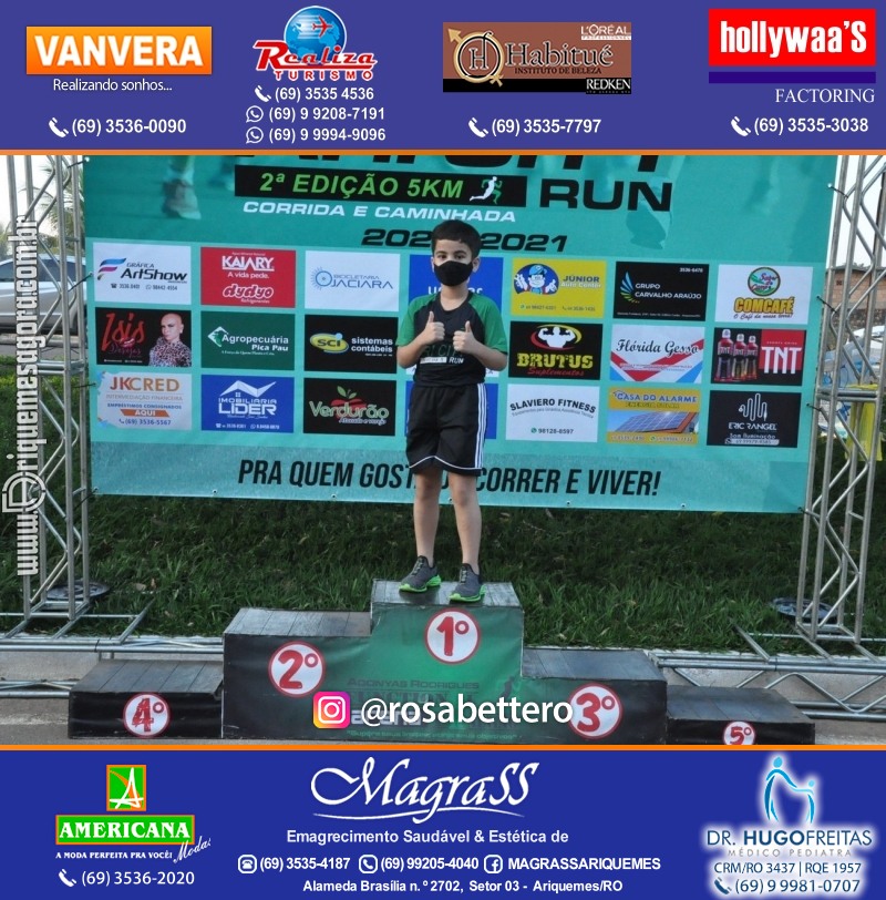 2°Edição da CORRIDA DE RUA ARI CITY RUN em Ariquemes