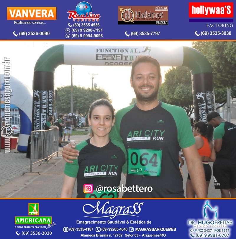 2°Edição da CORRIDA DE RUA ARI CITY RUN em Ariquemes