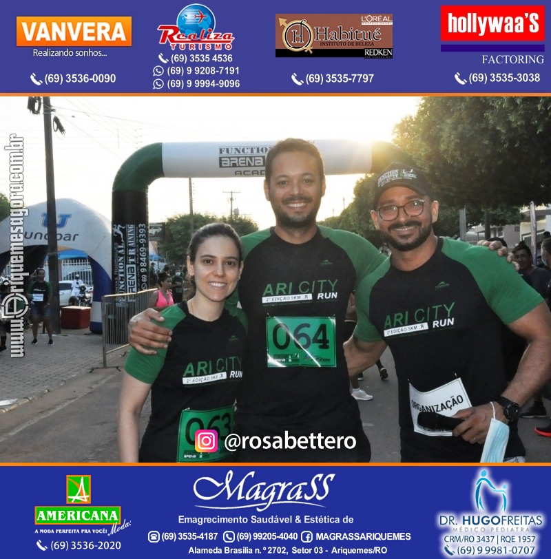 2°Edição da CORRIDA DE RUA ARI CITY RUN em Ariquemes