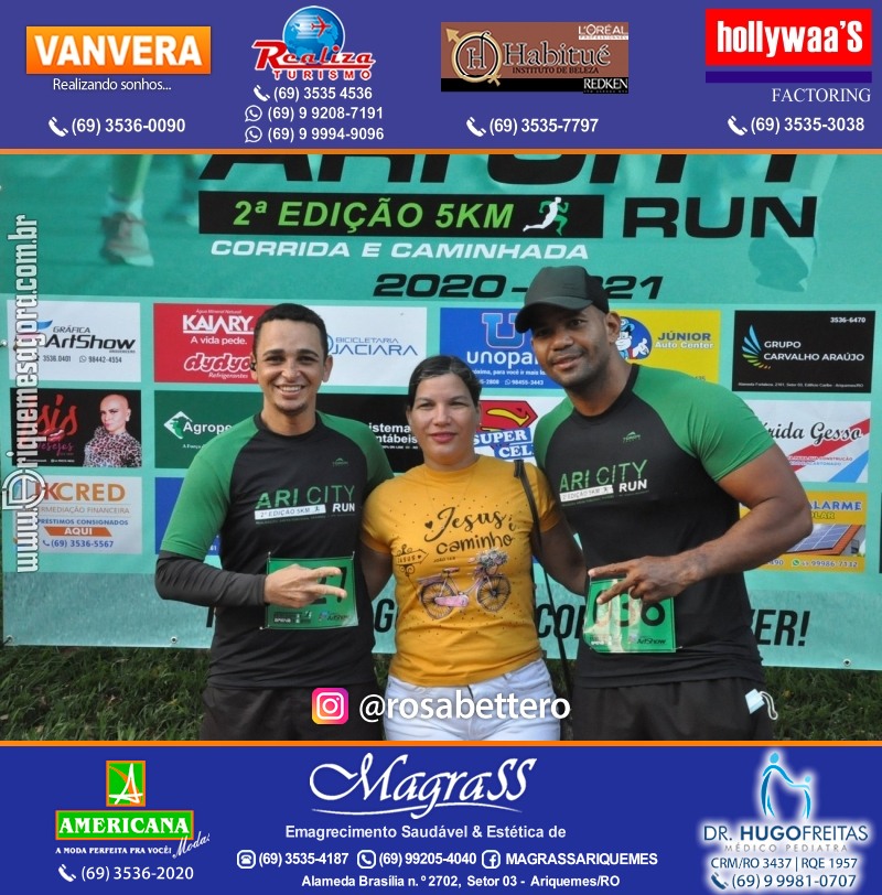 2°Edição da CORRIDA DE RUA ARI CITY RUN em Ariquemes