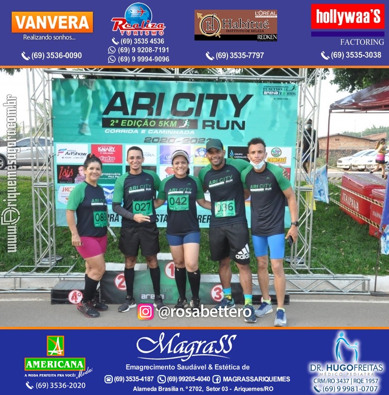 2°Edição da CORRIDA DE RUA ARI CITY RUN em Ariquemes