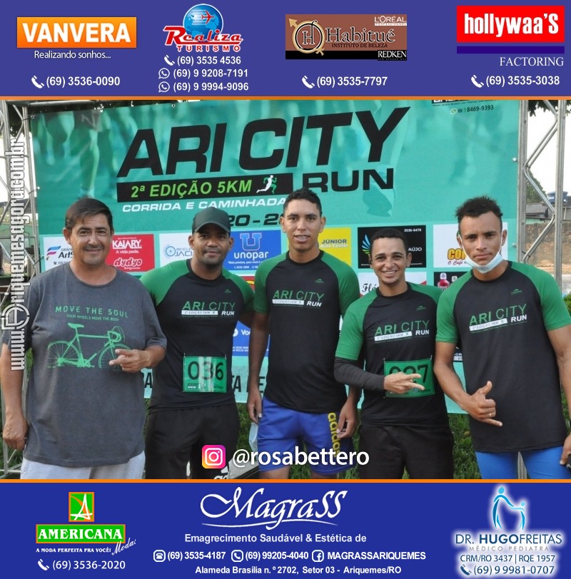 2°Edição da CORRIDA DE RUA ARI CITY RUN em Ariquemes