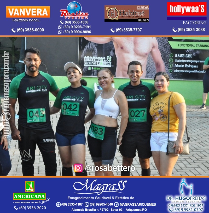 2°Edição da CORRIDA DE RUA ARI CITY RUN em Ariquemes