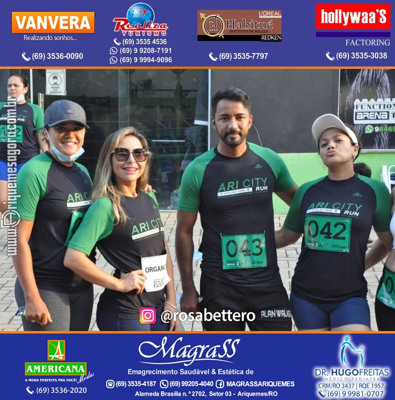 2°Edição da CORRIDA DE RUA ARI CITY RUN em Ariquemes