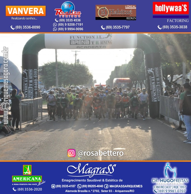 2°Edição da CORRIDA DE RUA ARI CITY RUN em Ariquemes